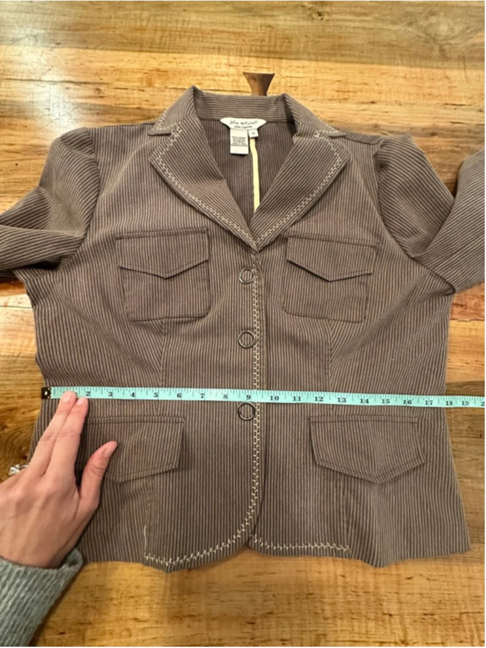 Julie Mitchell Corduroy Pant Suit Set Size 12